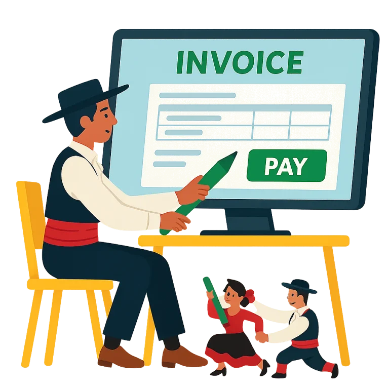 how to create an invoice