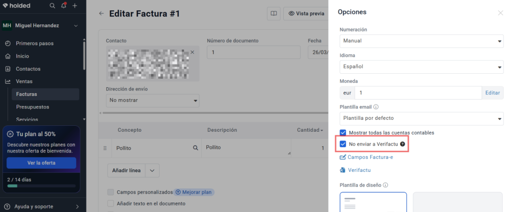 2 Evitar la Duplicidad con la AEAT (Verifactu) - Taxolé