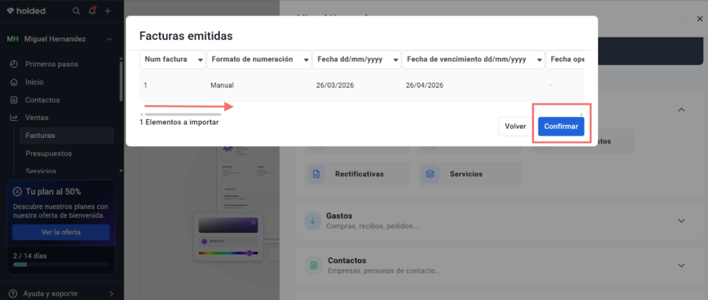 3 Subir y Validar tu Archivo - Taxolé