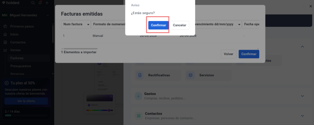 4 Subir y Validar tu Archivo - Taxolé