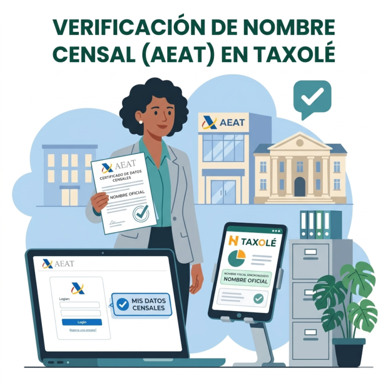Verificación de nombre en el censo de la AEAT